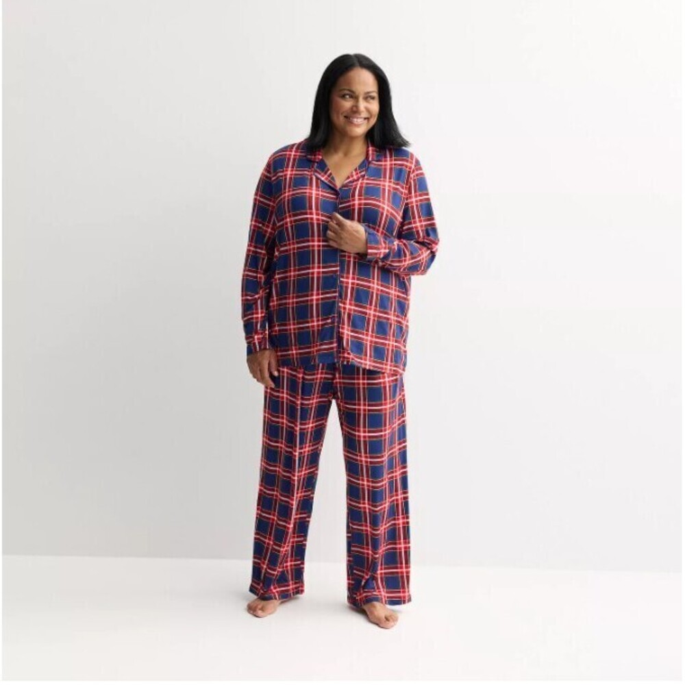 SEALED ~ Jammies For Your Families Tolli Tartan Plaid Pajama Set - 3X - Picture 1 of 6